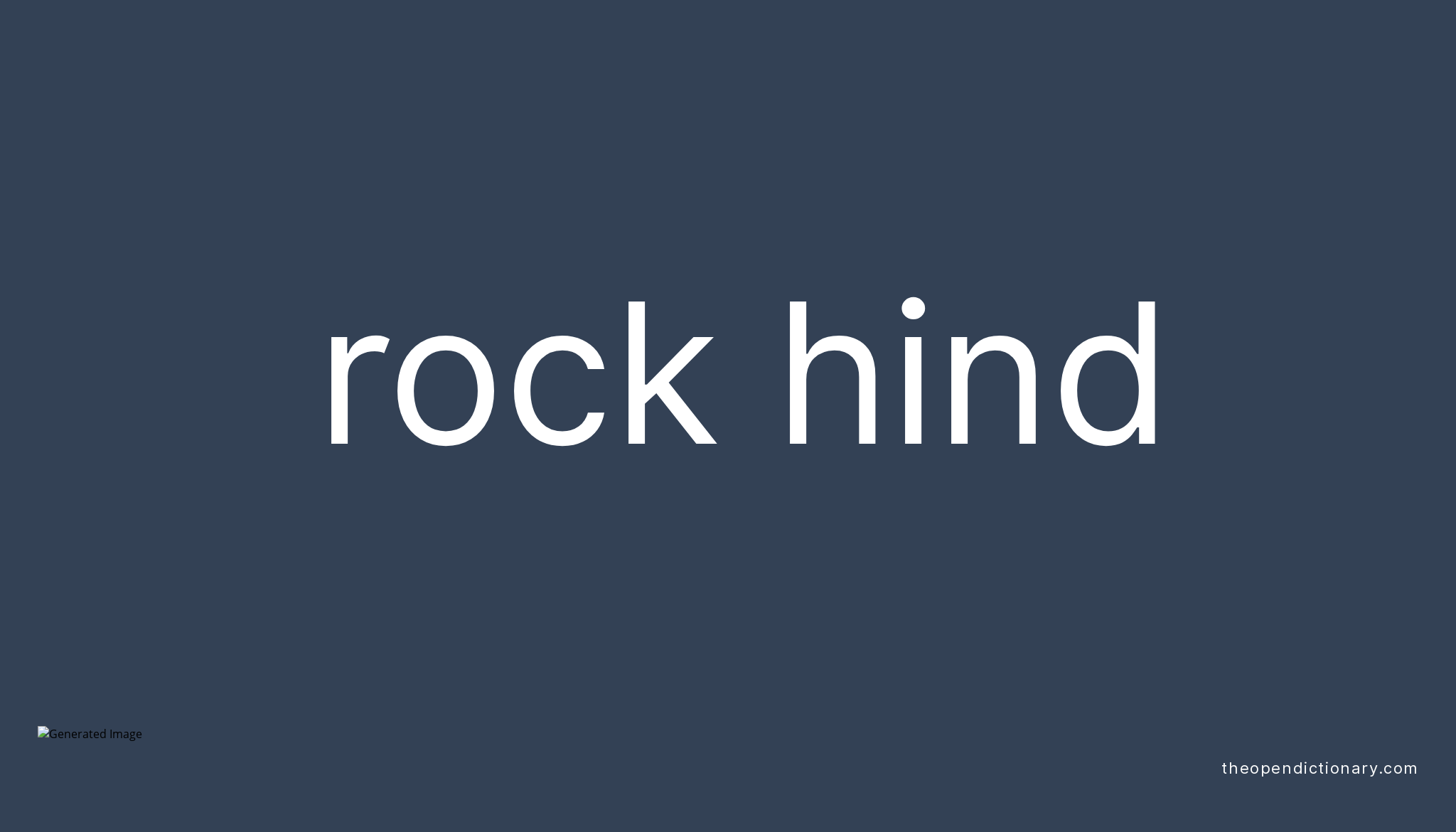 rock-hind-meaning-of-rock-hind-definition-of-rock-hind-example-of